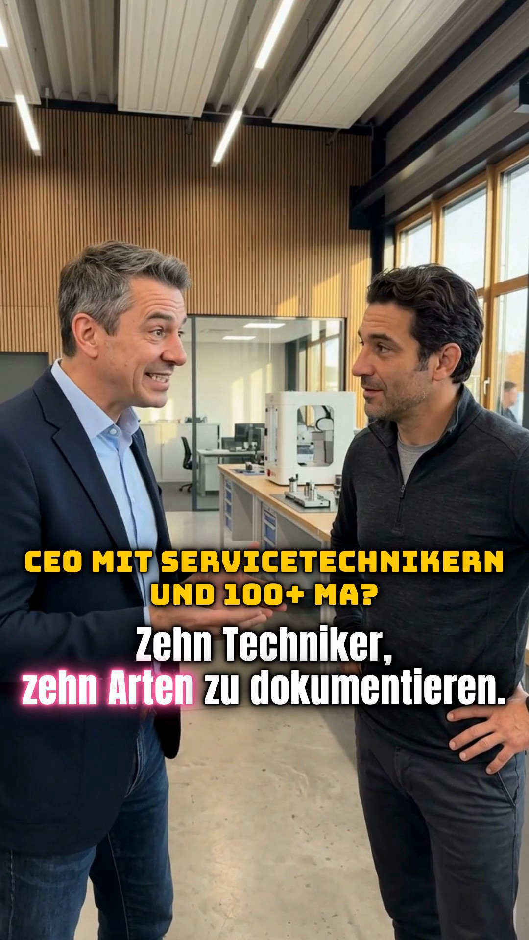 Vusyon Facebook ad: Kostenersparnis im Service