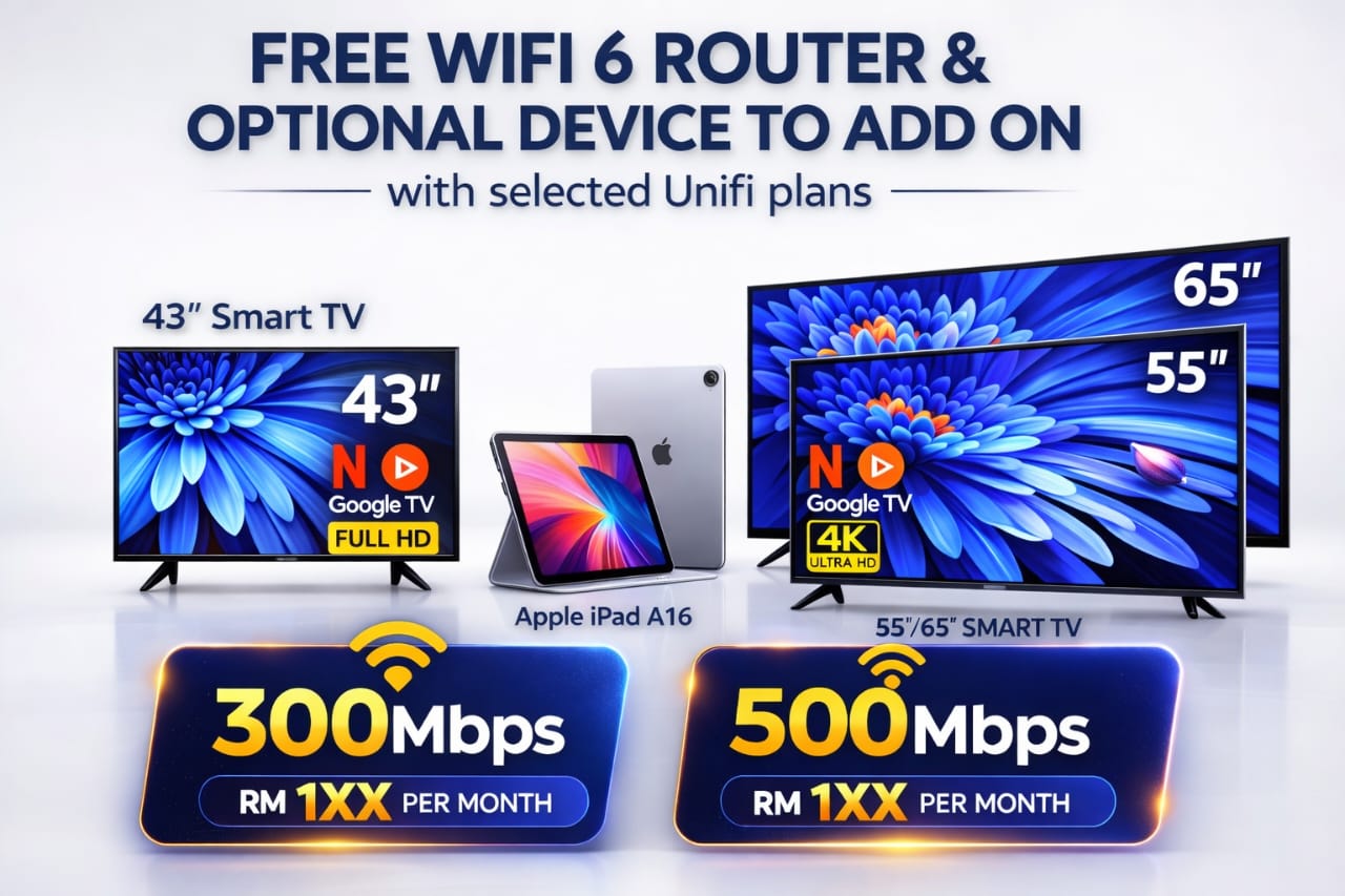 Unifi Fibre Registration Facebook ad