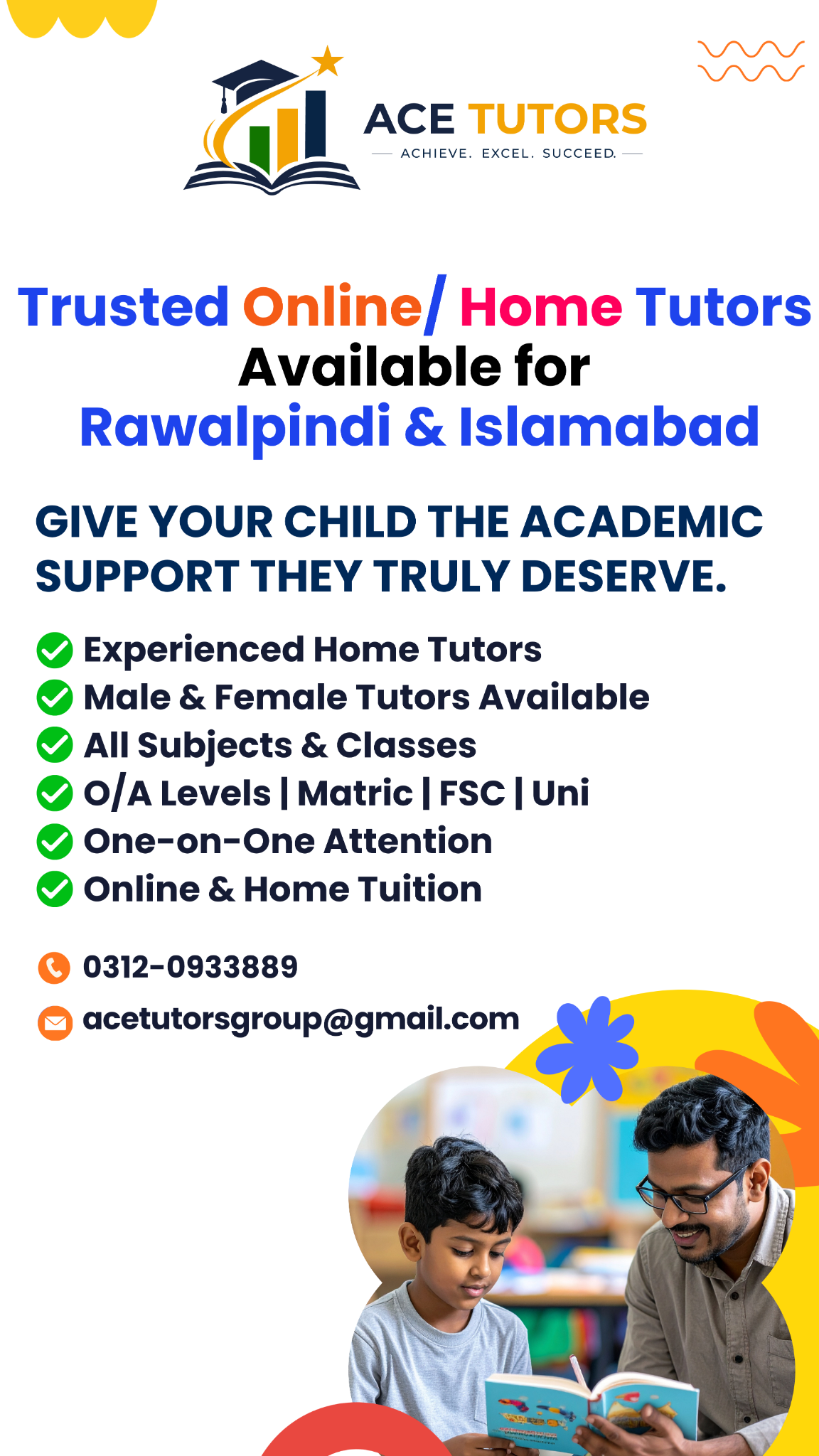 Ace Tutors Facebook ad