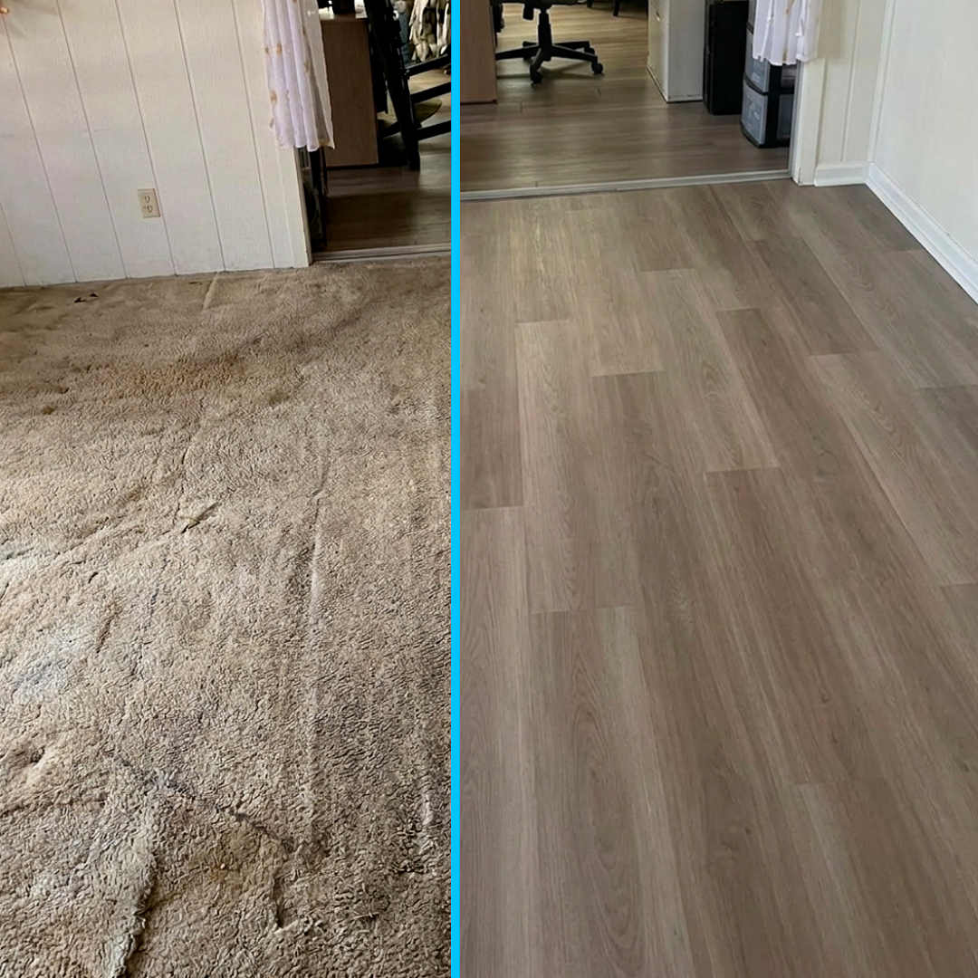 Professional Floor Remodels Facebook ad: How Much Does It Cost to Replace a Floor?