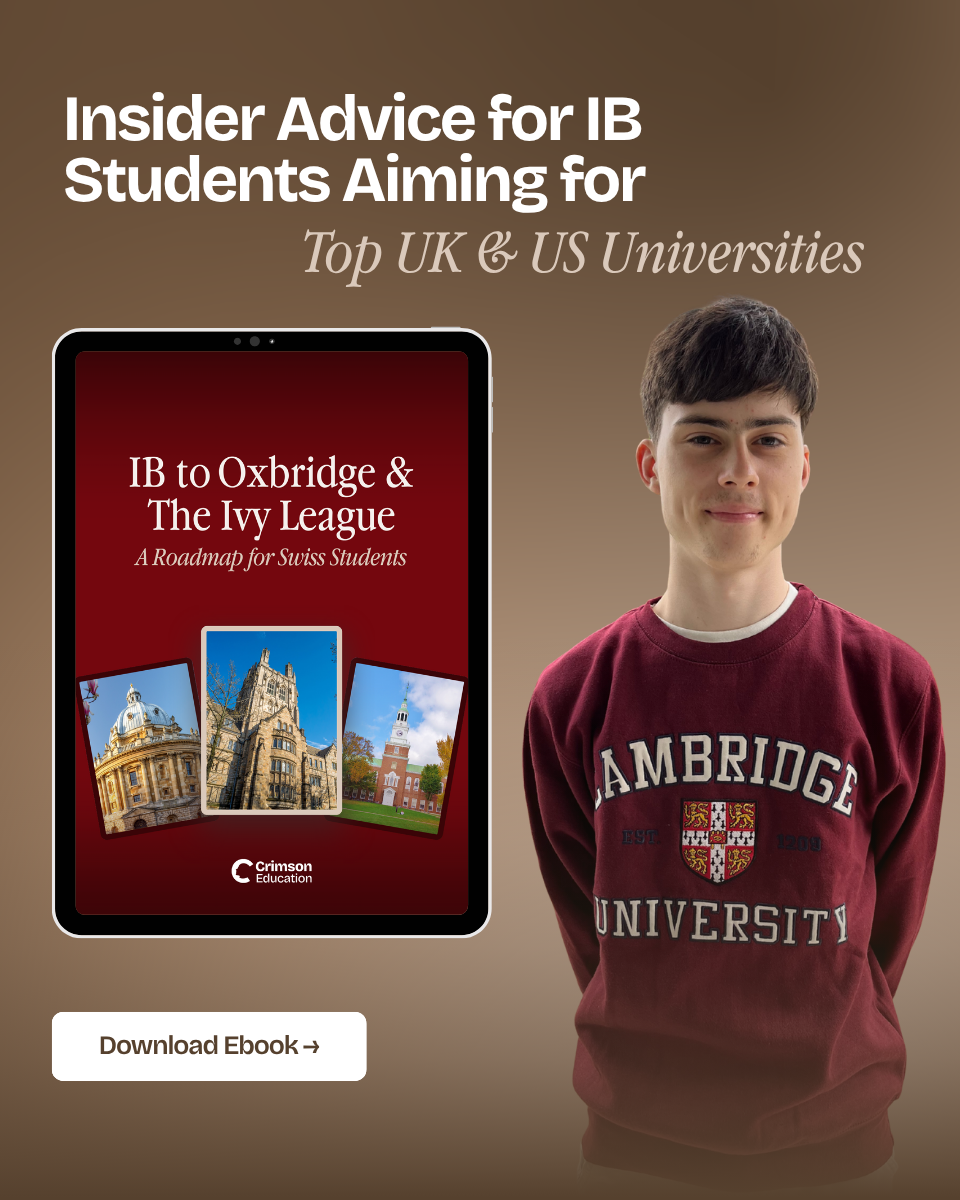 Crimson Education Facebook ad
