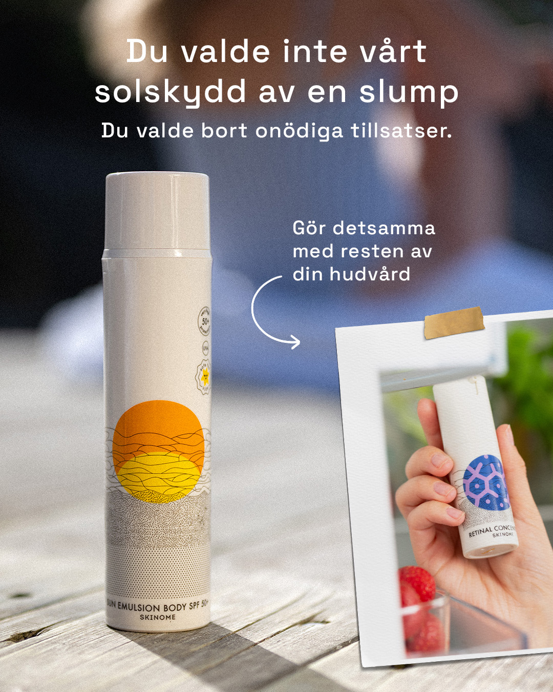 Skinome Facebook ad