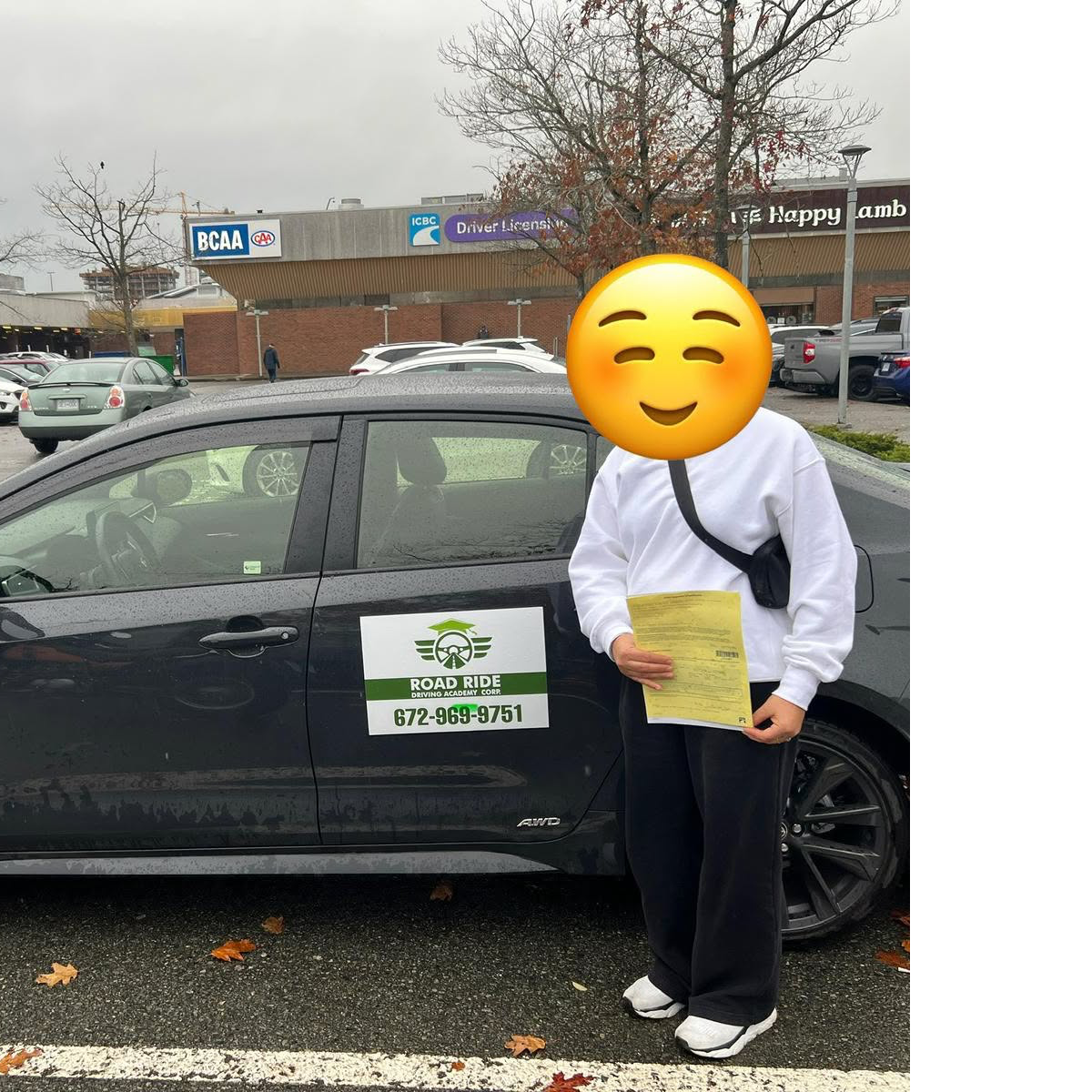 Road Ride Driving Academy Corp Facebook ad: Drive Smart, Pass Fast!