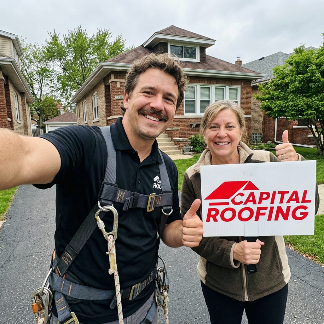 Capital Roofing Facebook ad