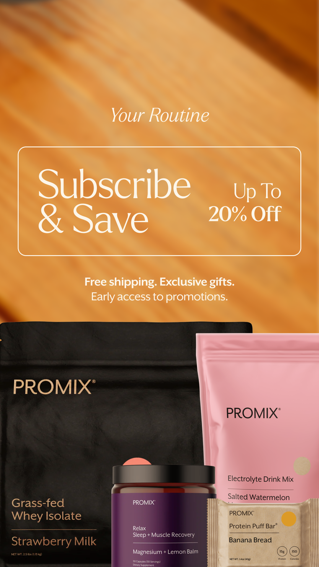PROMIX Nutrition Facebook ad