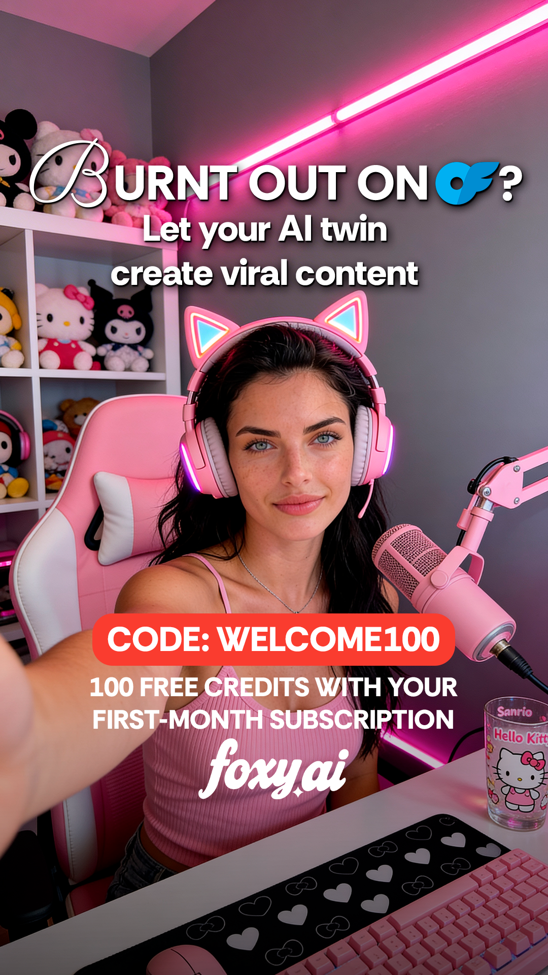 Foxy.ai Facebook ad