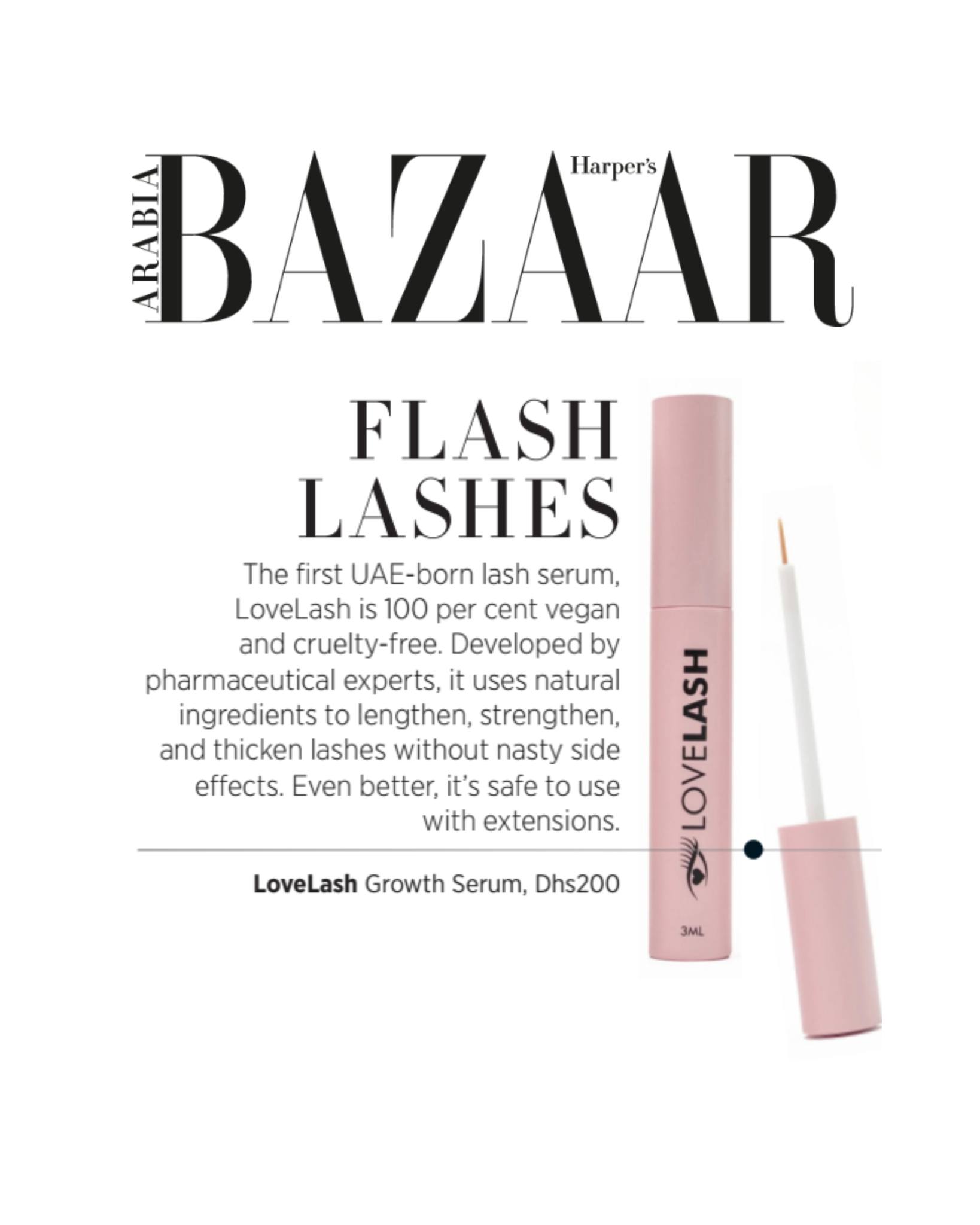 LoveLash UAE Facebook ad