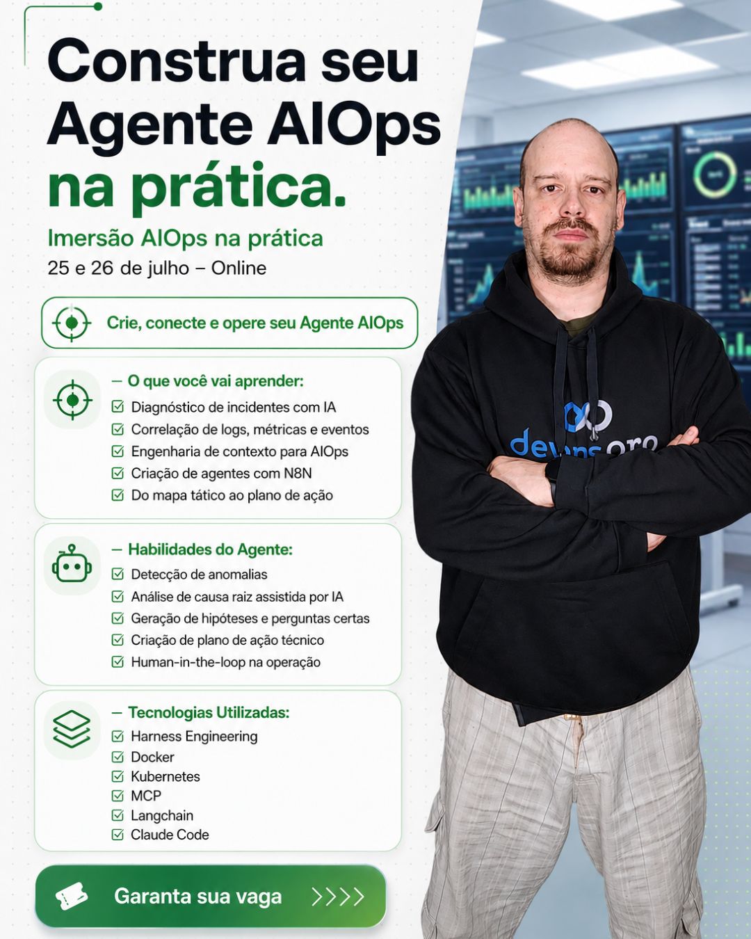 Fabrício Veronez Facebook ad: Imersão AIOps na prática