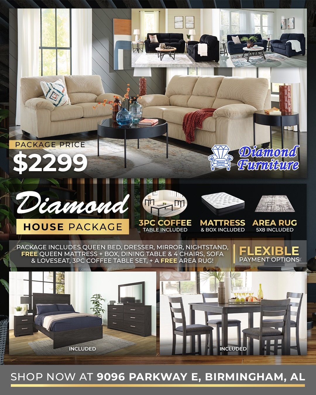 Diamond Furniture Facebook ad