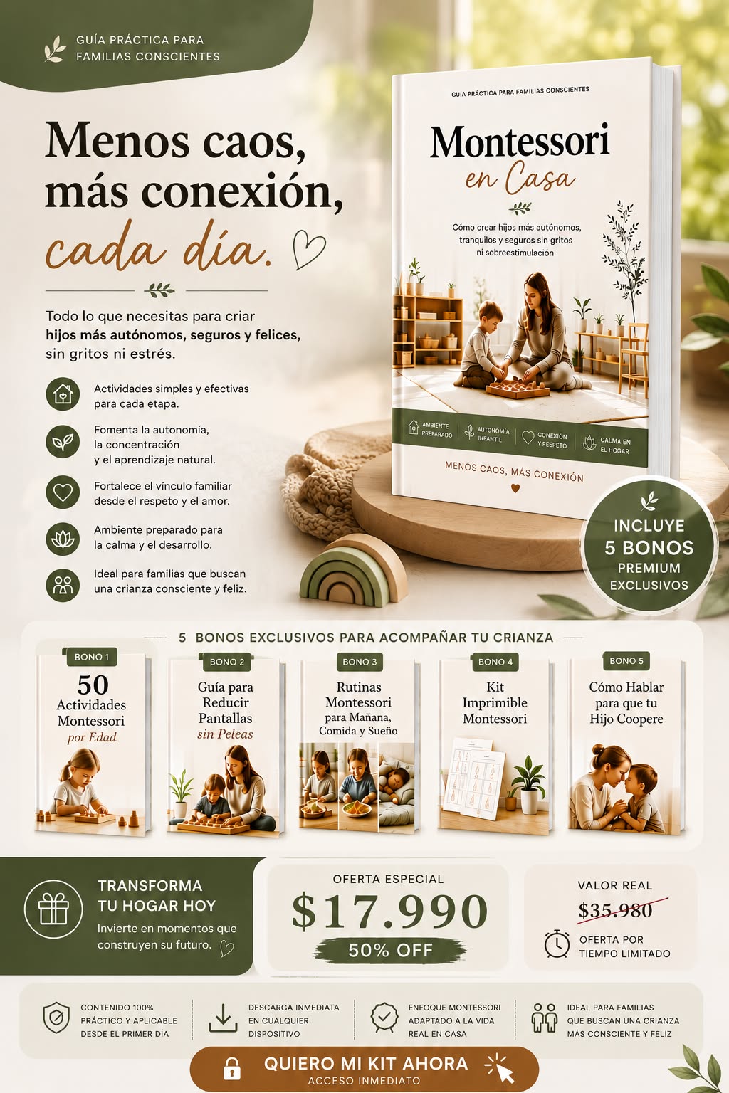 Montessori en Casa Facebook ad from May 16, 2026