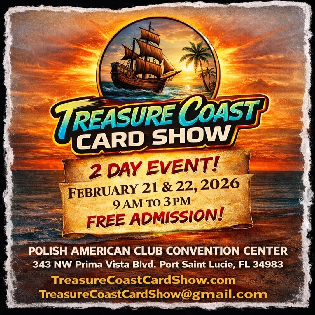 Treasure Coast Card Show Facebook ad