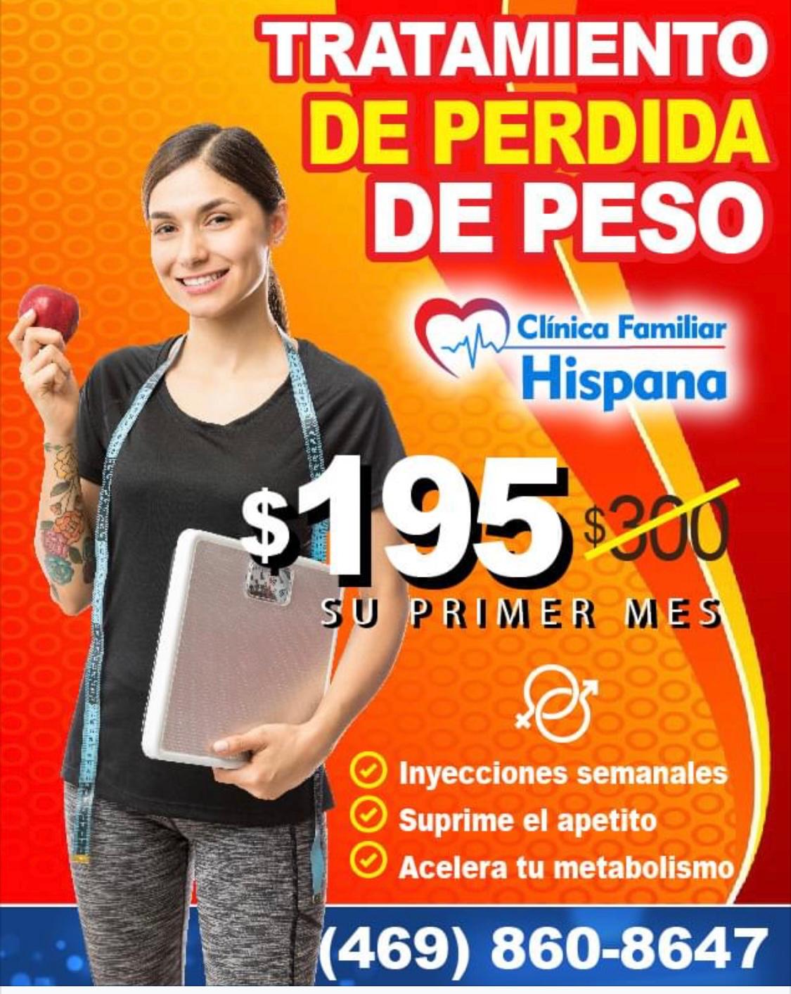 Clínica Hispana Facebook ad: ¿Te cuesta perder peso aunque lo intentes todo?