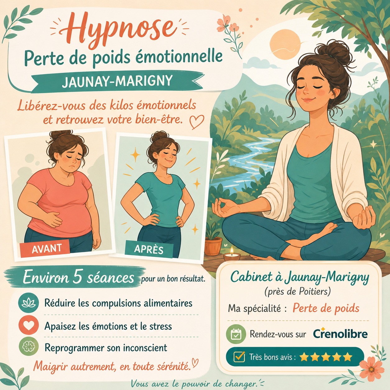 Angèle stop kilos Facebook ad