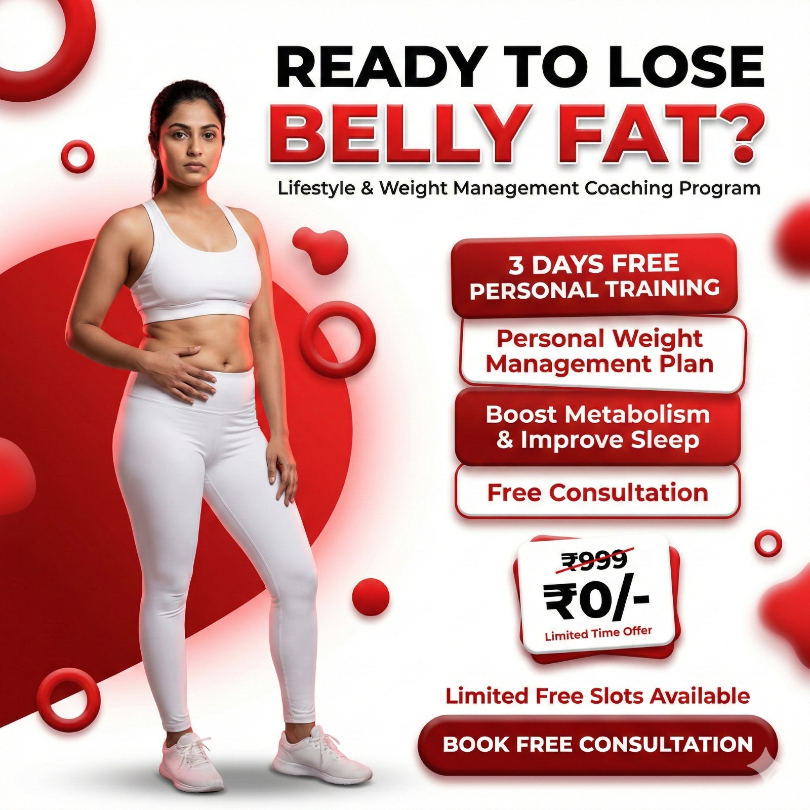 Lifestyle coach Rakesh Facebook ad: Book Now & Transform Your Health!