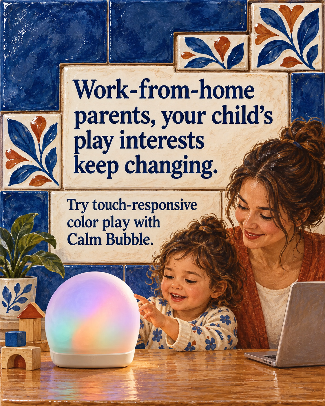 The Daily Useful Facebook ad: Choose your Calm Bubble bundle.