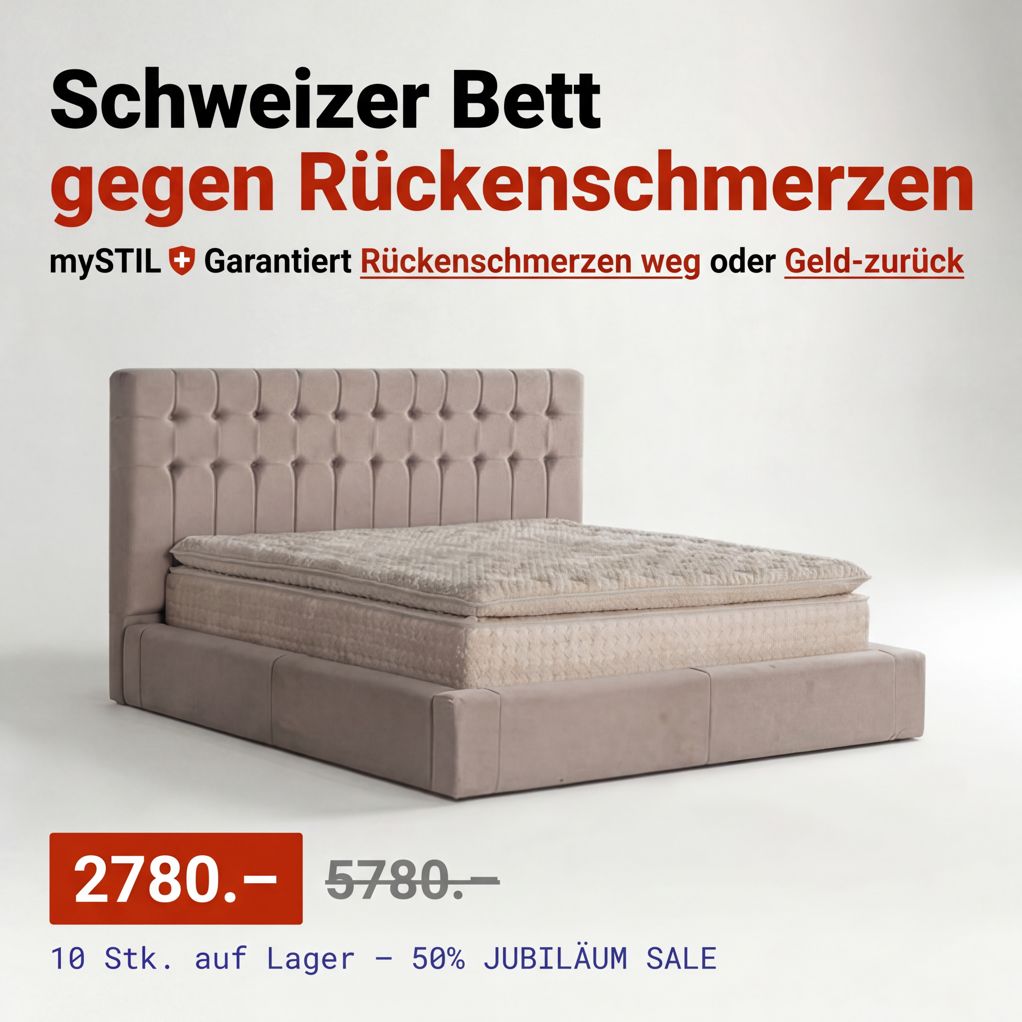 Mystil Facebook ad: 111 Tage Risikofreie Probe