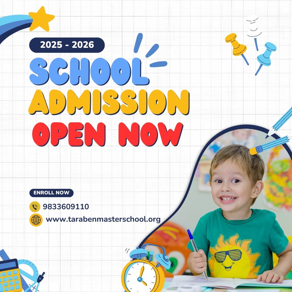 Taraben Master School Facebook ad: ADMISSION ARE OPEN NOW