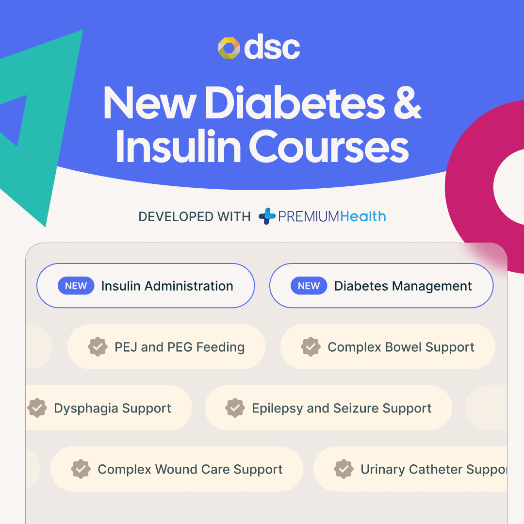 Team DSC Facebook ad: New Diabetes & Insulin Courses