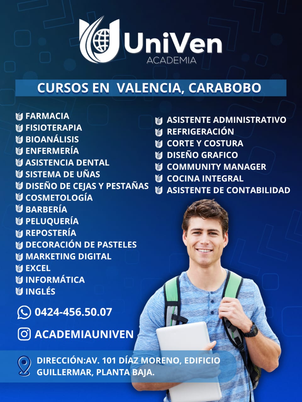 Academia UniVen Facebook ad