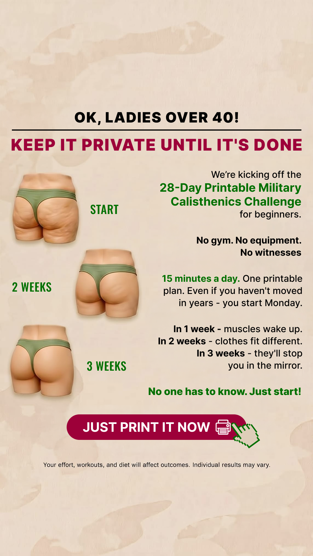Warrior Workouts Facebook ad: Start Transformation Now!