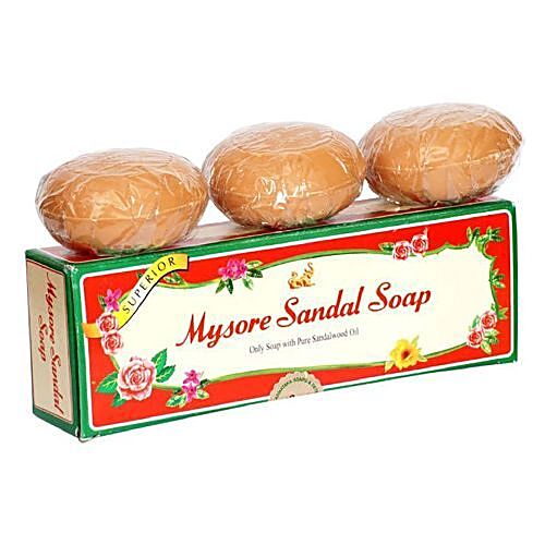 Bigbasket Facebook ad: Mysore Sandal Soap 450 g (3 x 150 g each)