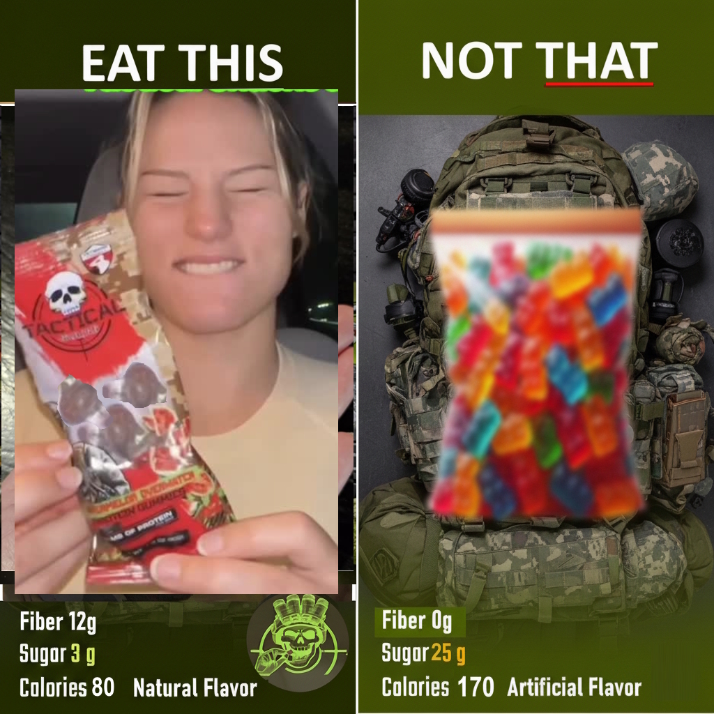 Tactical Snacks Facebook ad