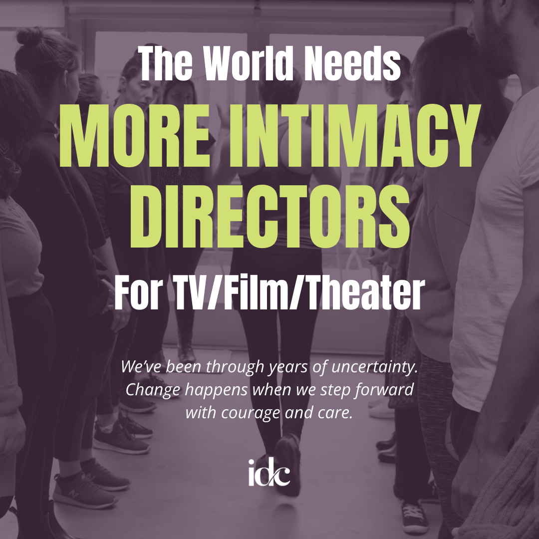 Intimacy Directors and Coordinators Facebook ad: When your skills, passions, and values align-that’s no…
