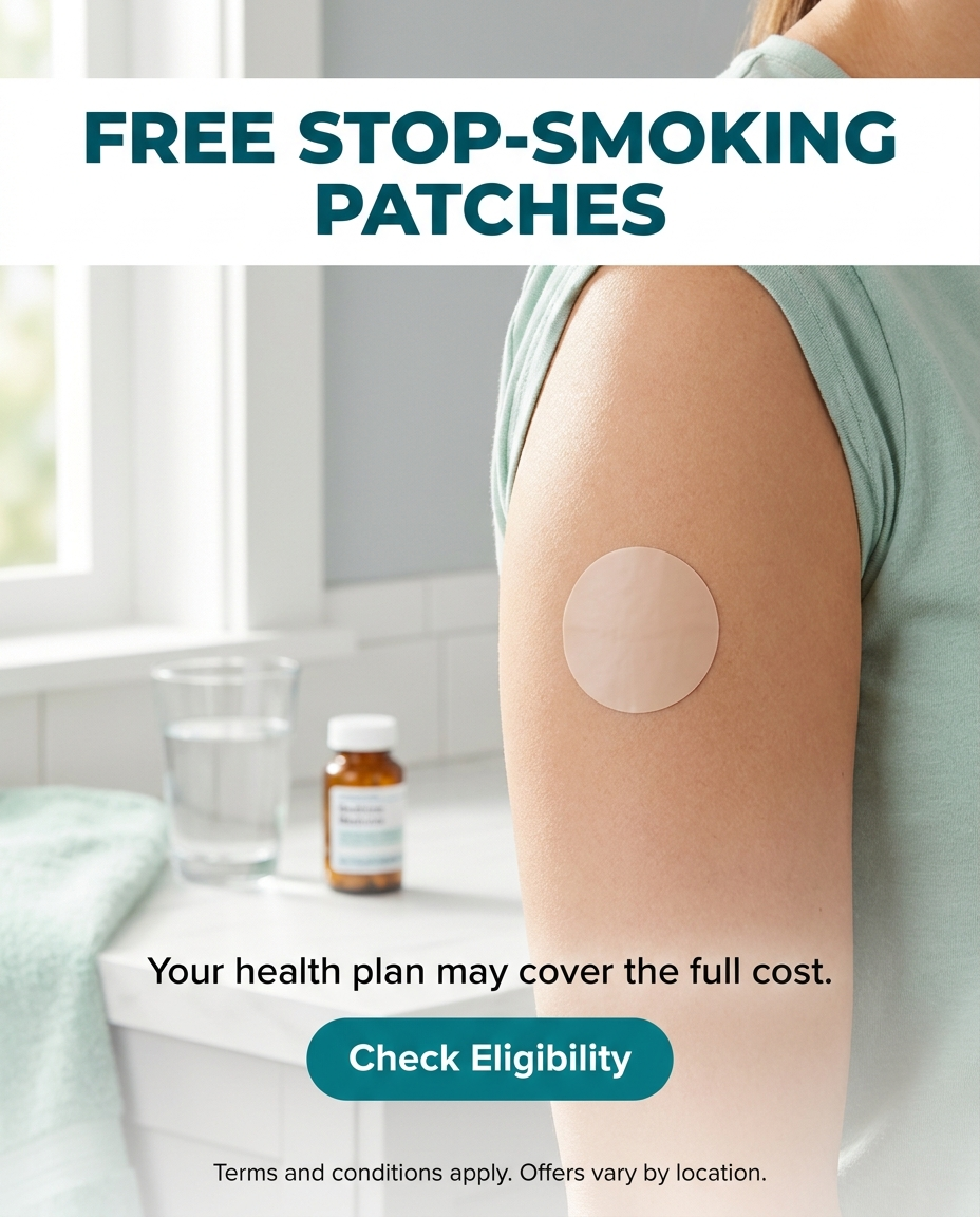 Pro Tips Daily Facebook ad: Free Smoking Cessation Patches