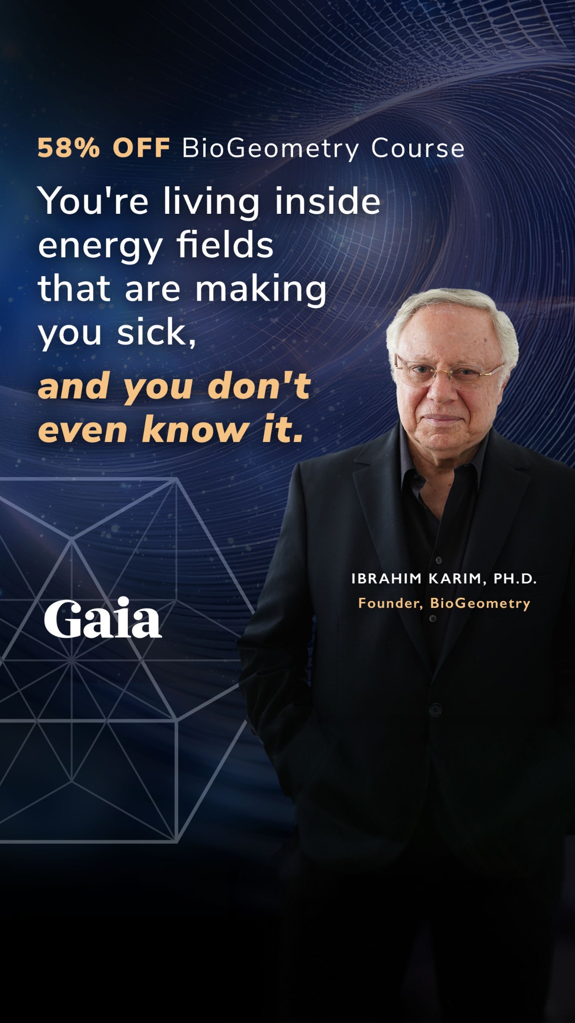 Gaia Facebook ad