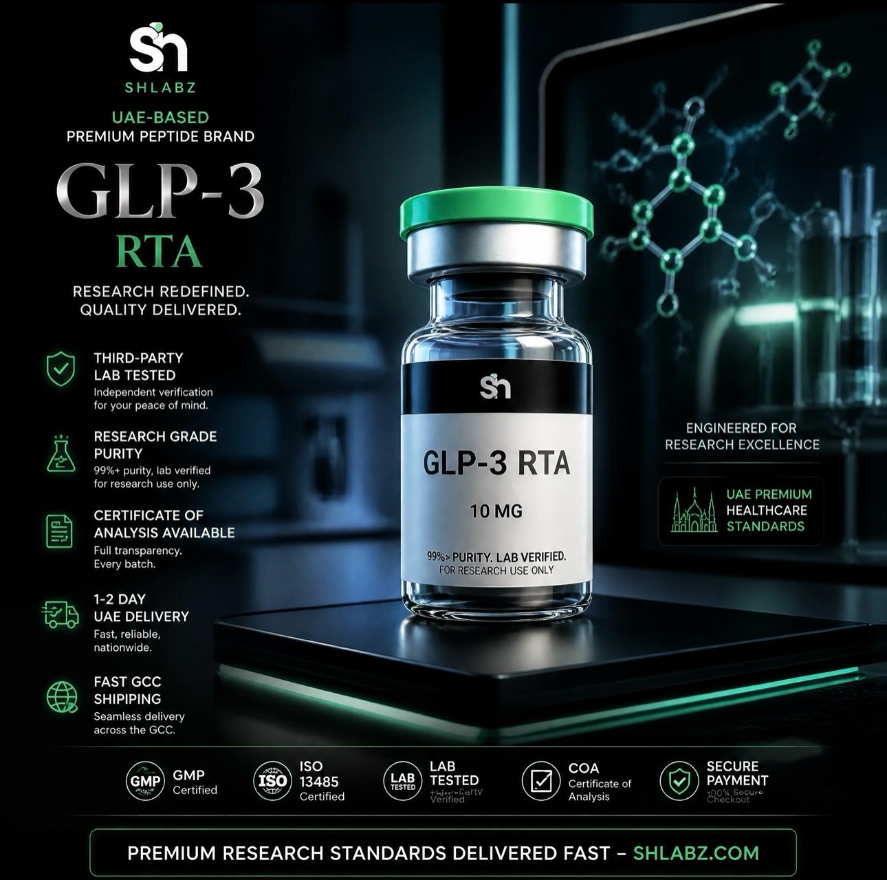shlabzae Facebook ad: Premium Research Products, Delivered Fast.