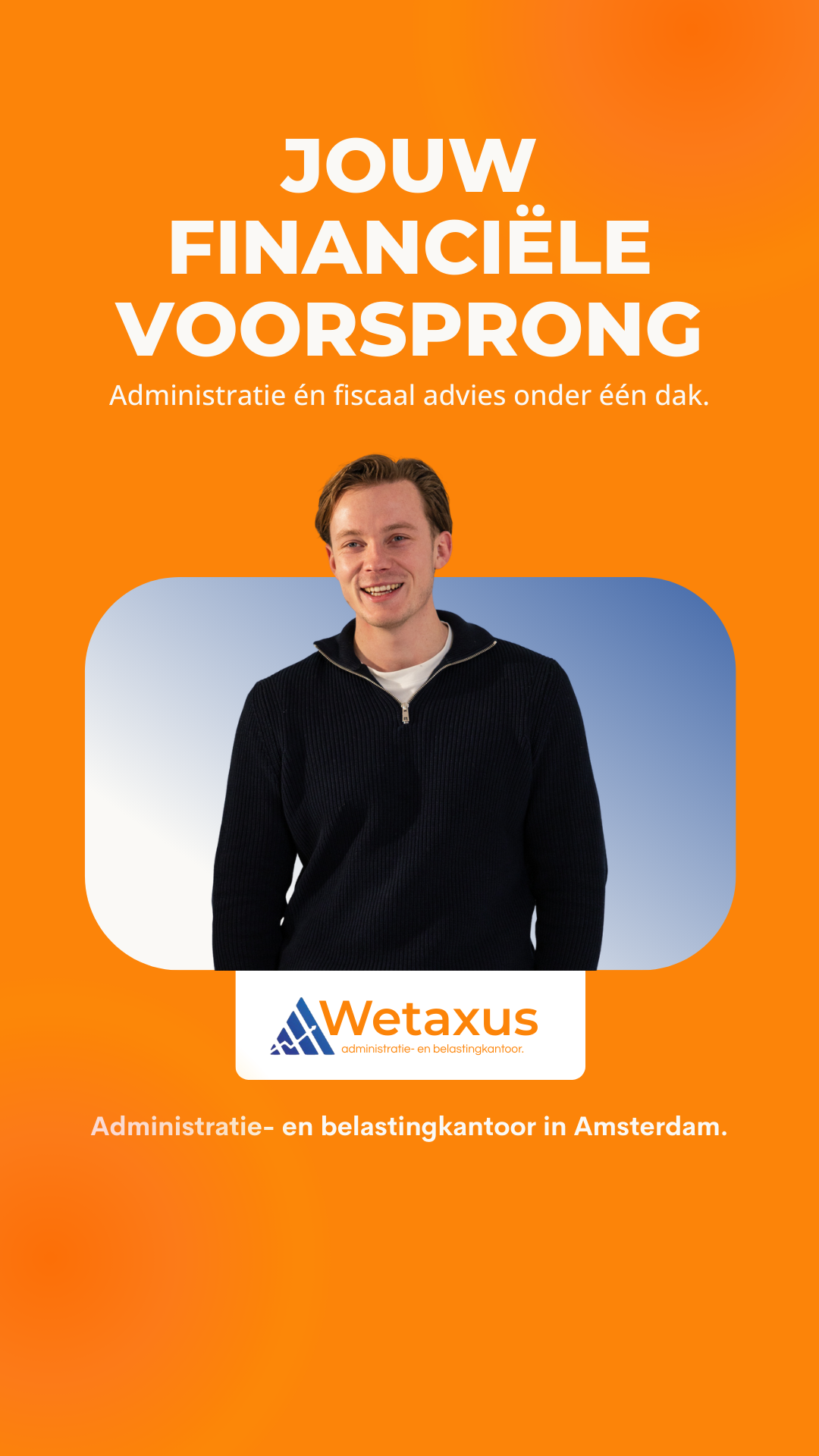 Administratiekantoor Wetaxus Facebook ad: Plan je gratis strategiecall