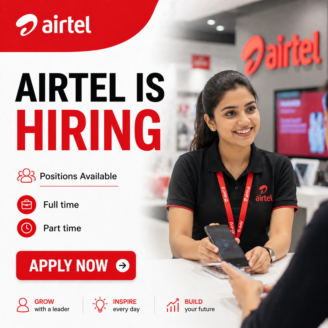 A New Job India Facebook ad