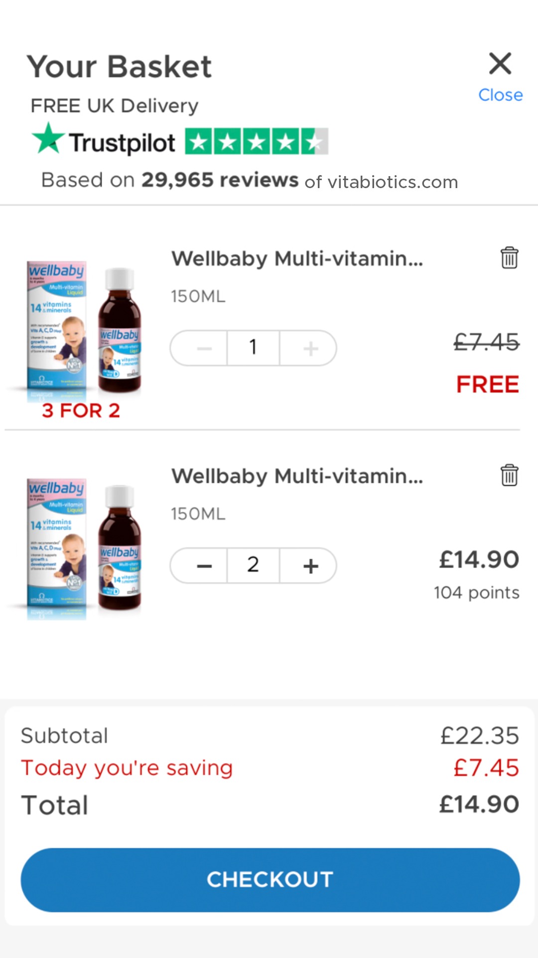 Vitabiotics Facebook ad