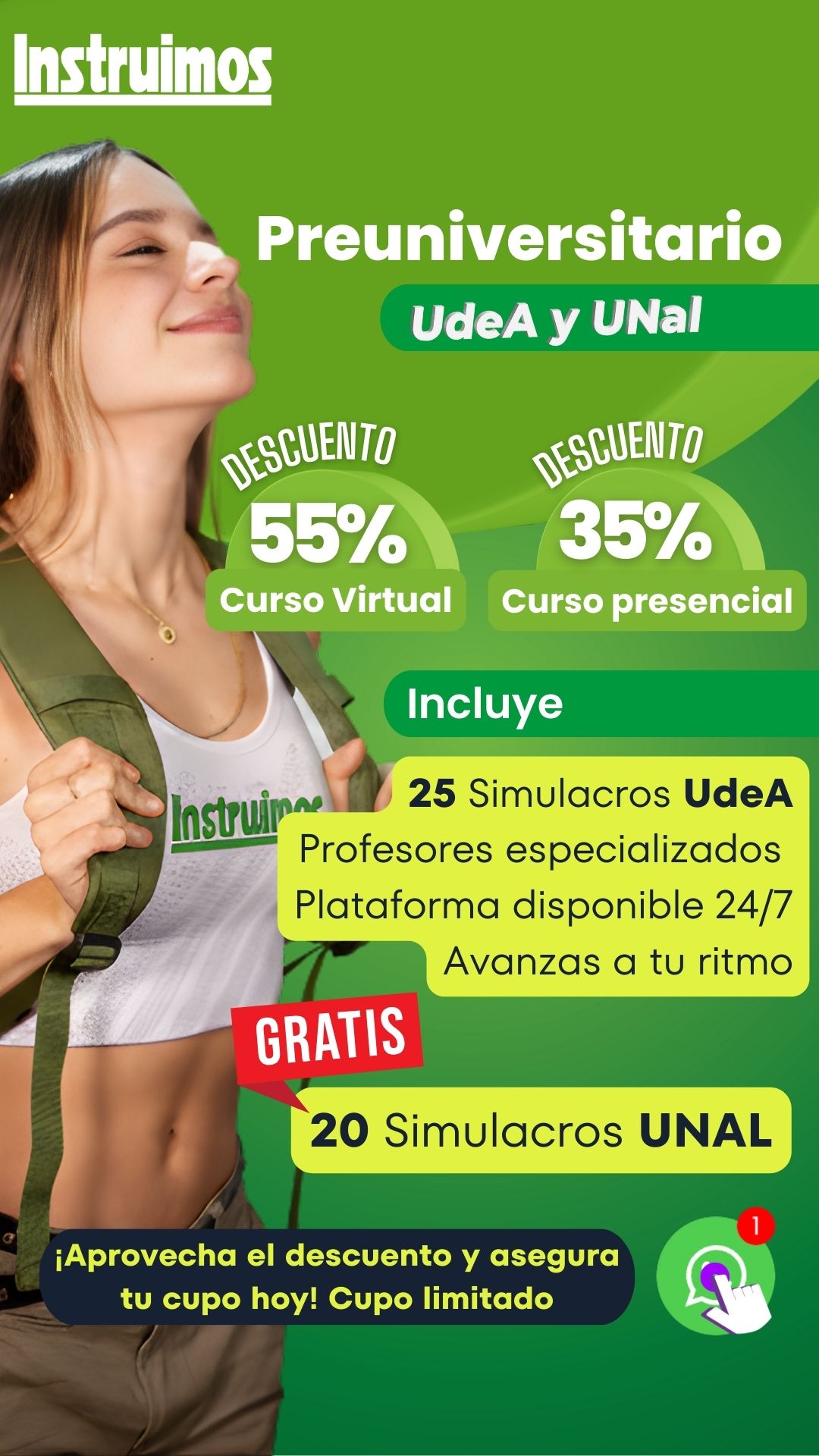 INSTRUIMOS Facebook ad from Nov 27, 2025