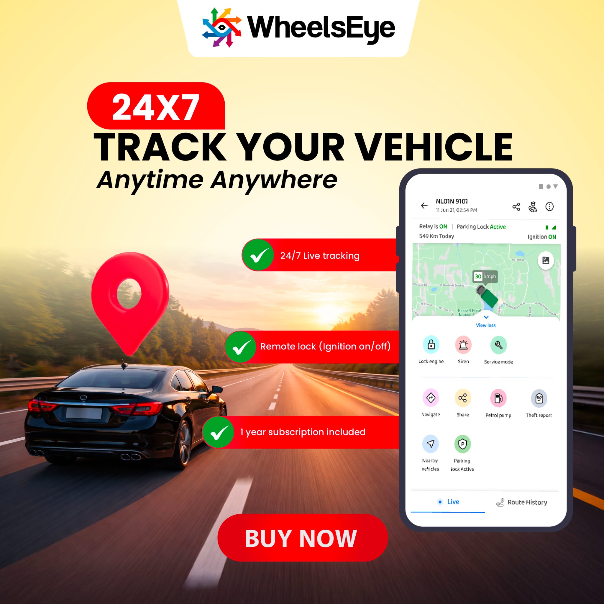 Wheelseye Facebook ad