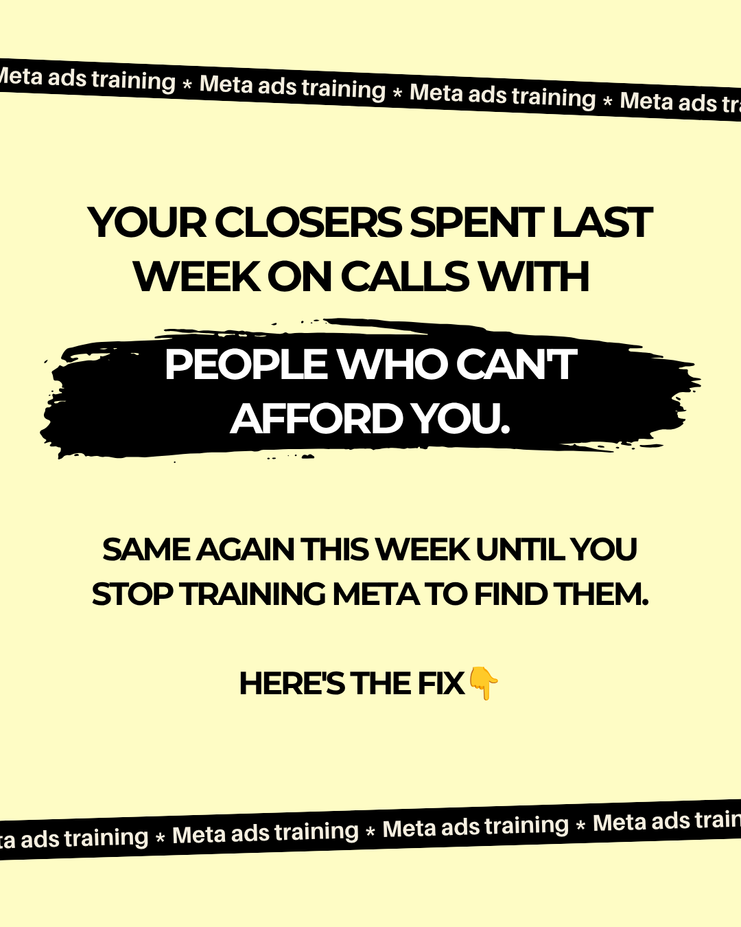 Andrew Leedham Facebook ad