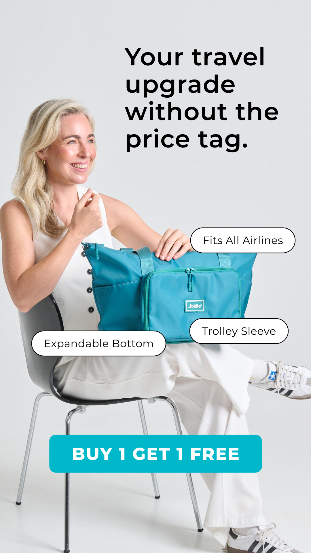 The Foldie Facebook ad from Mar 10, 2026