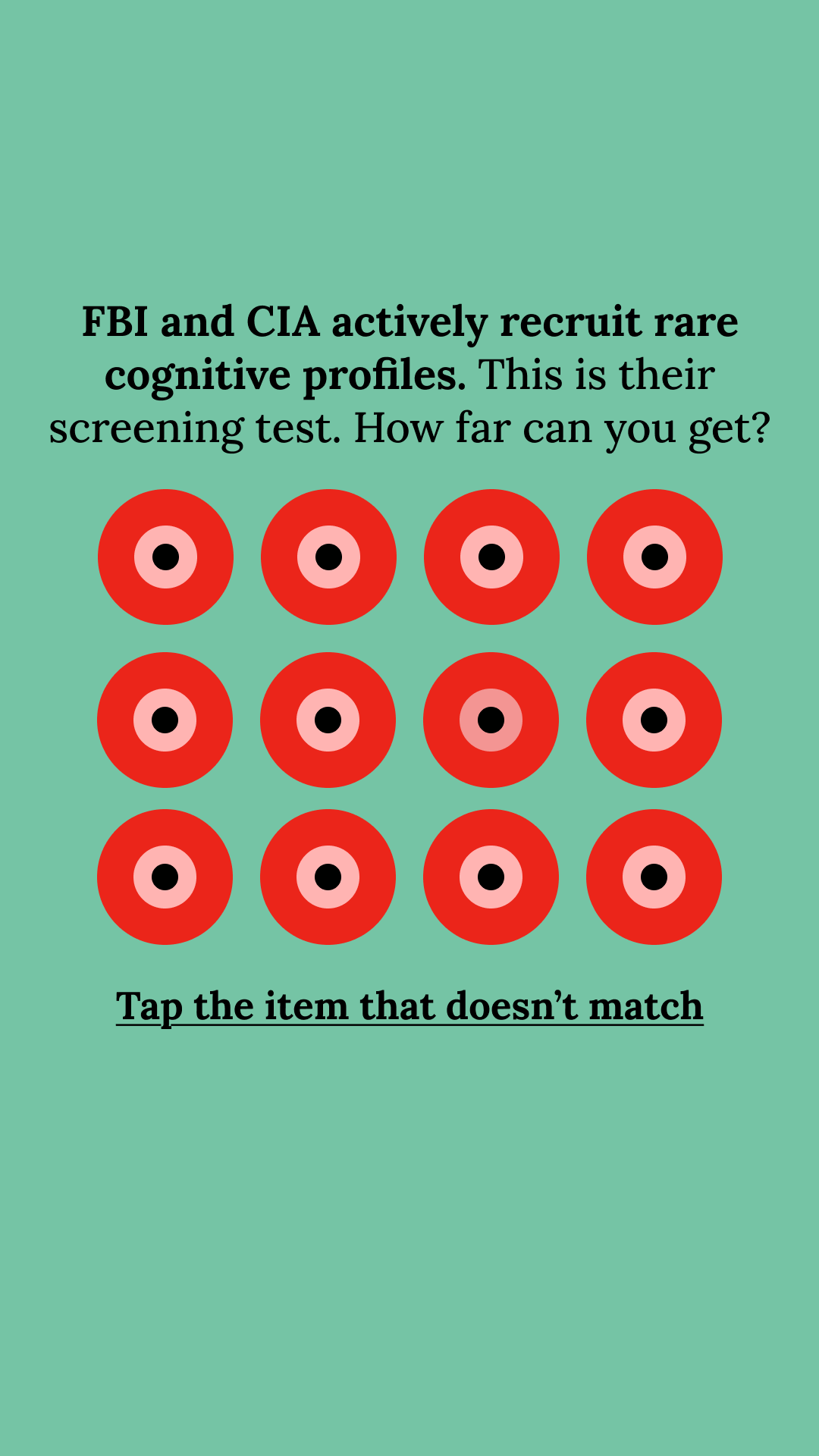 Brain Health Check Facebook ad
