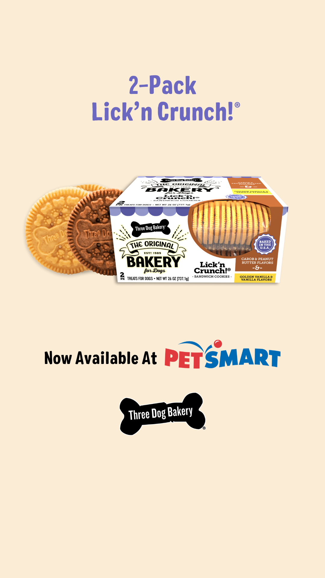 Three Dog Bakery Facebook ad