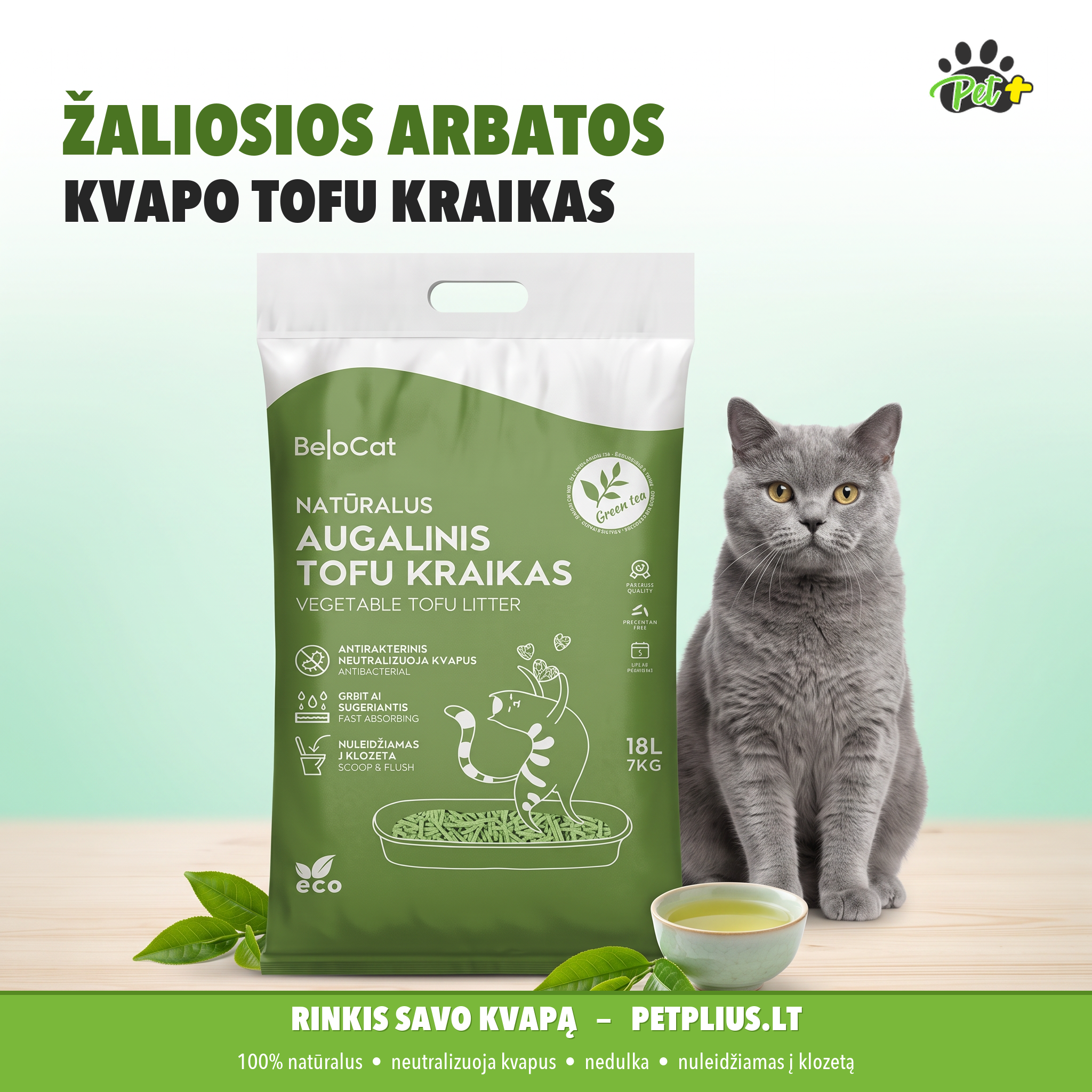Petplius.lt Facebook ad