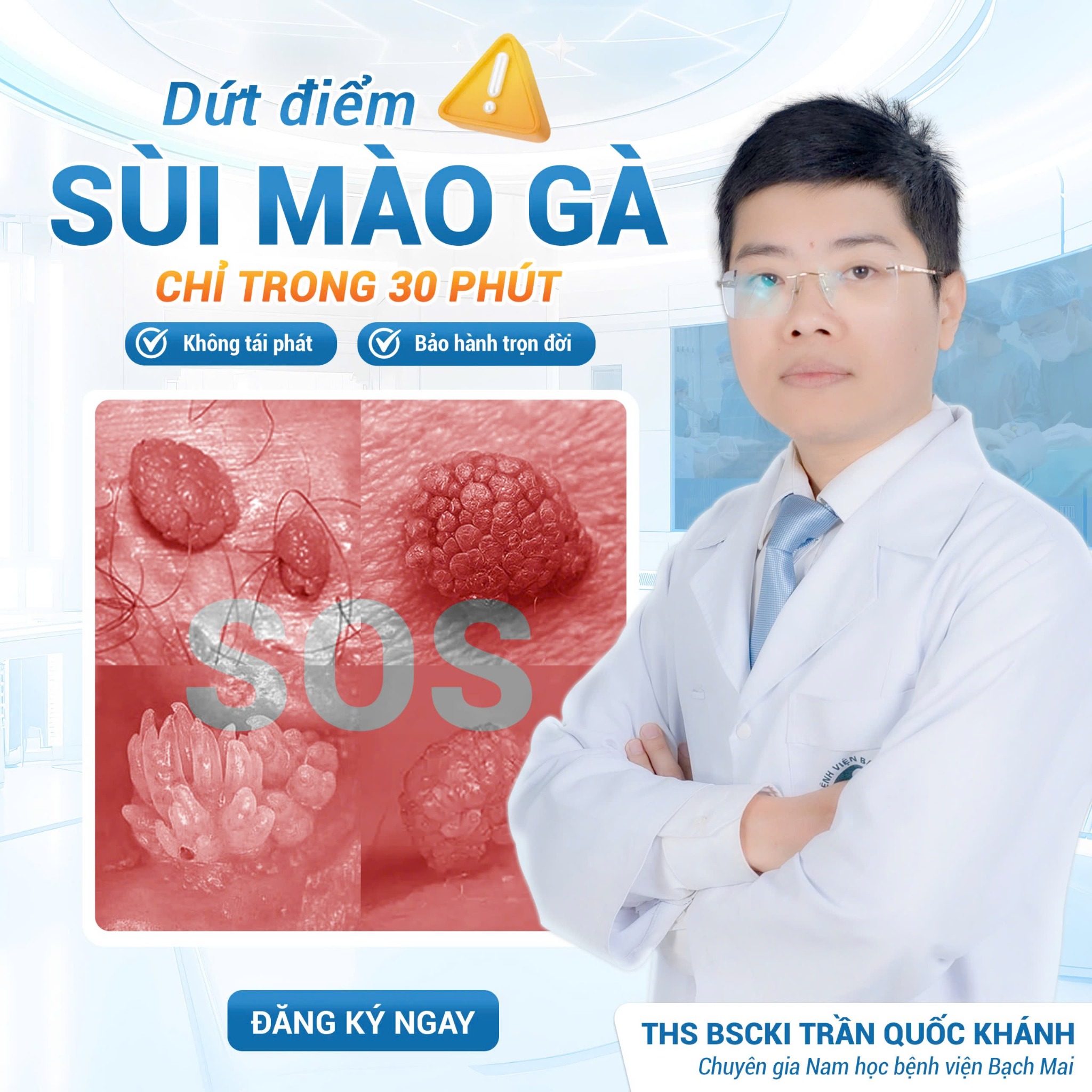 Bs Khánh Nam Khoa - BV Bạch Mai Facebook ad: Trực tiếp bác sĩ BV Bạch Mai điều trị