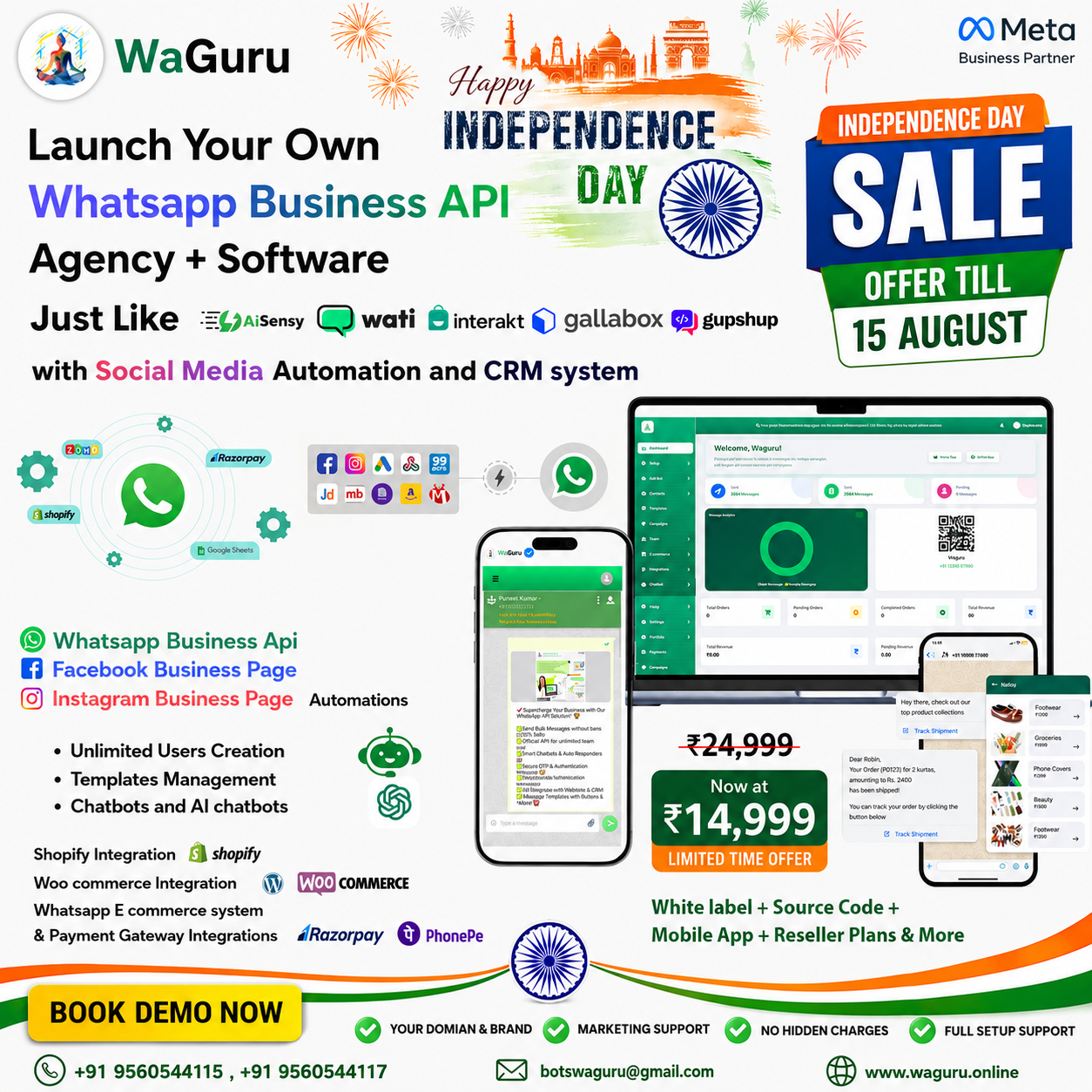 Digixseo Facebook ad: White-Label WhatsApp API with Source Code