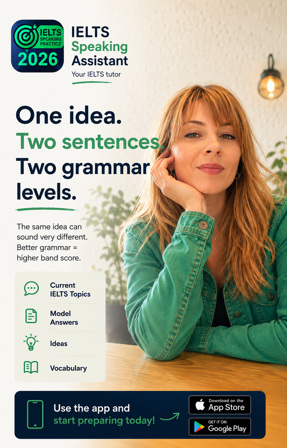 IELTS Preparation Assistant Facebook ad