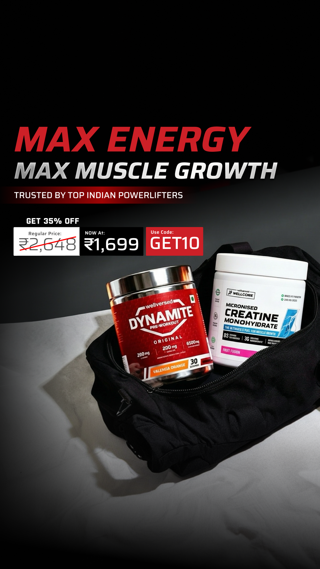Dynamite - Wellversed Brand Facebook ad