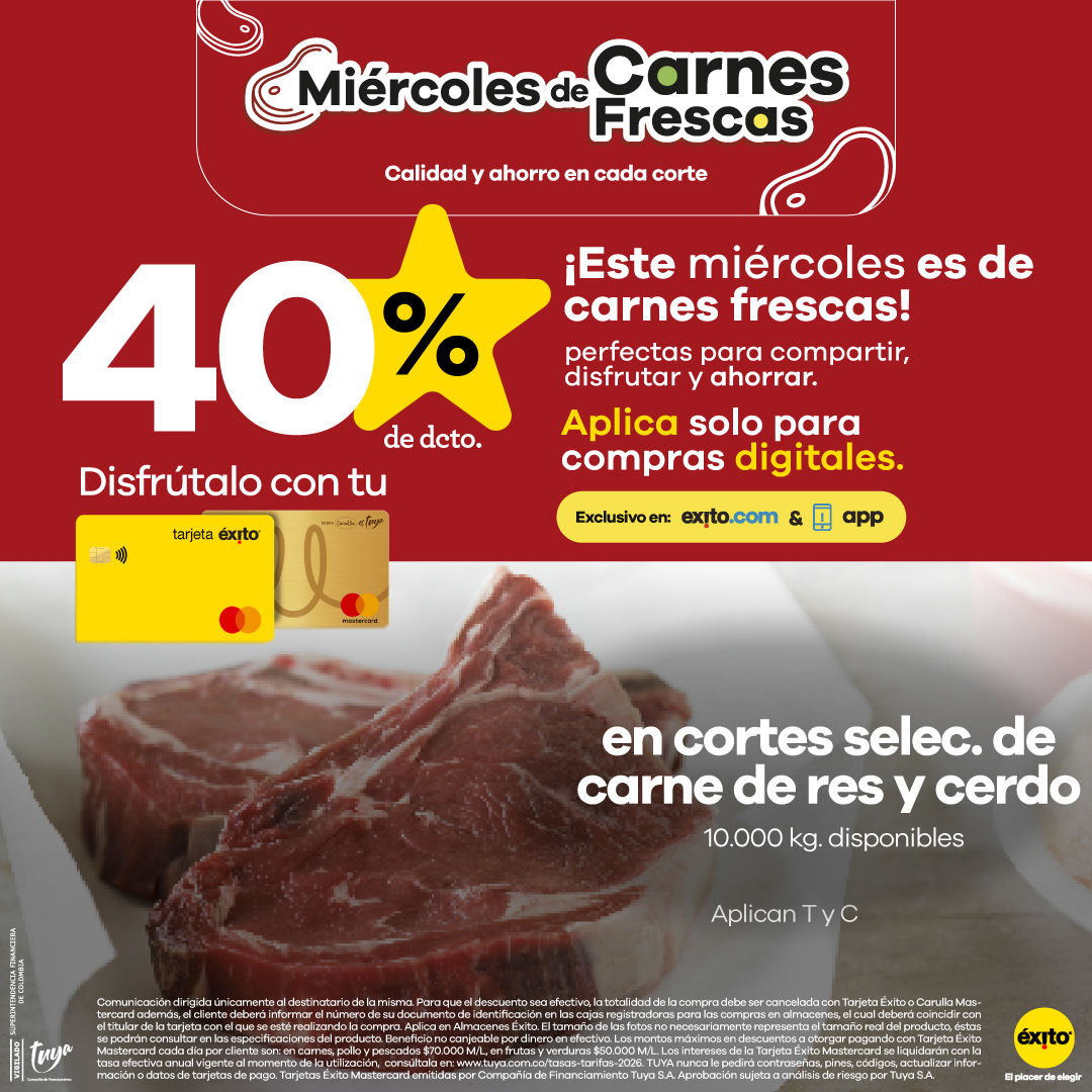 Éxito Facebook ad