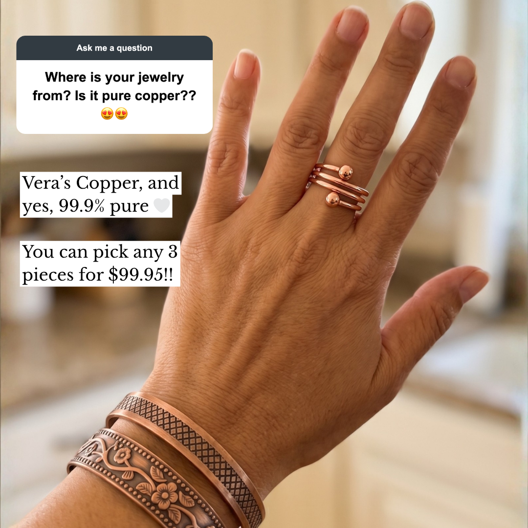Vera’s Copper Jewelry Facebook ad