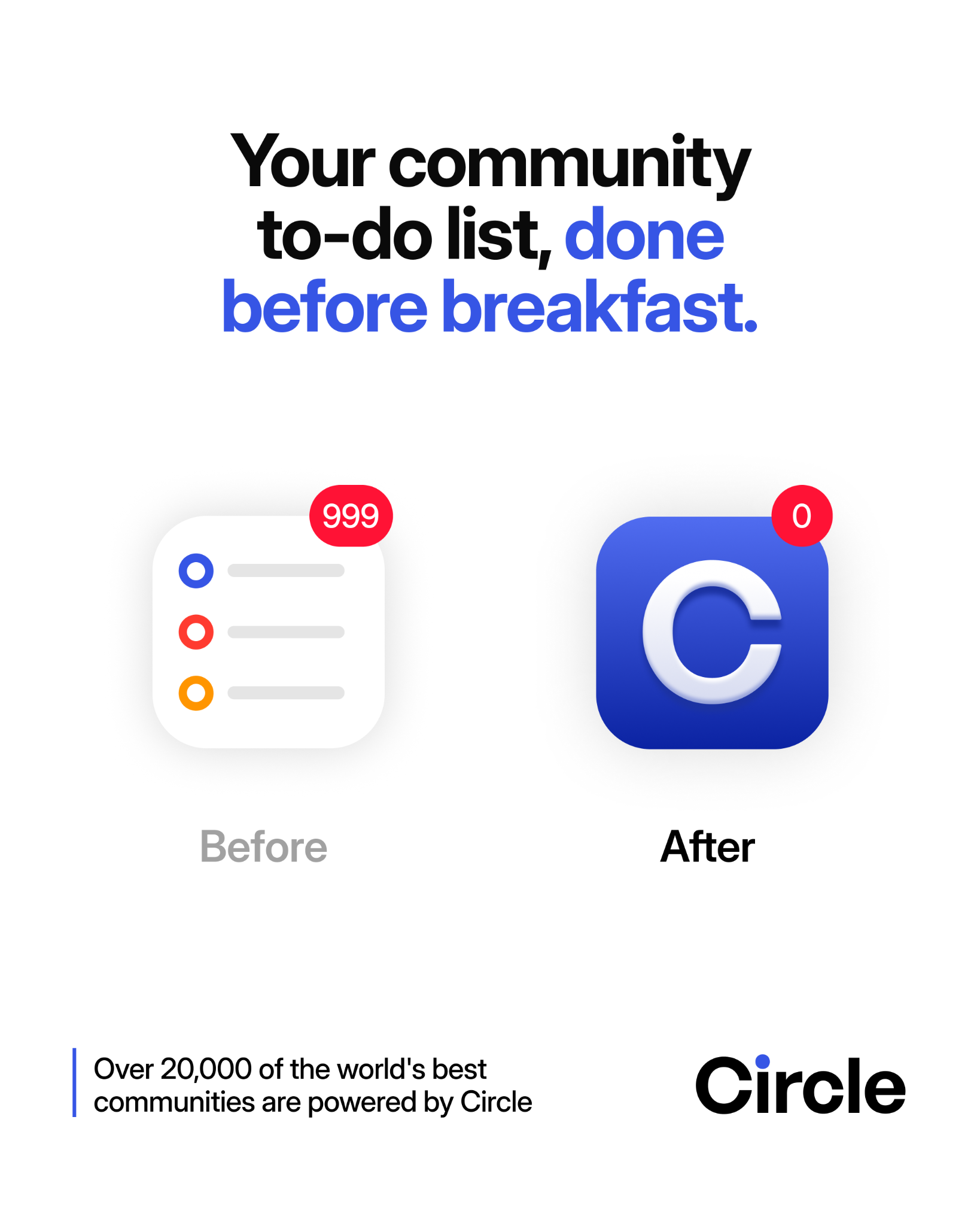 Circle Facebook ad from Jul 30, 2026