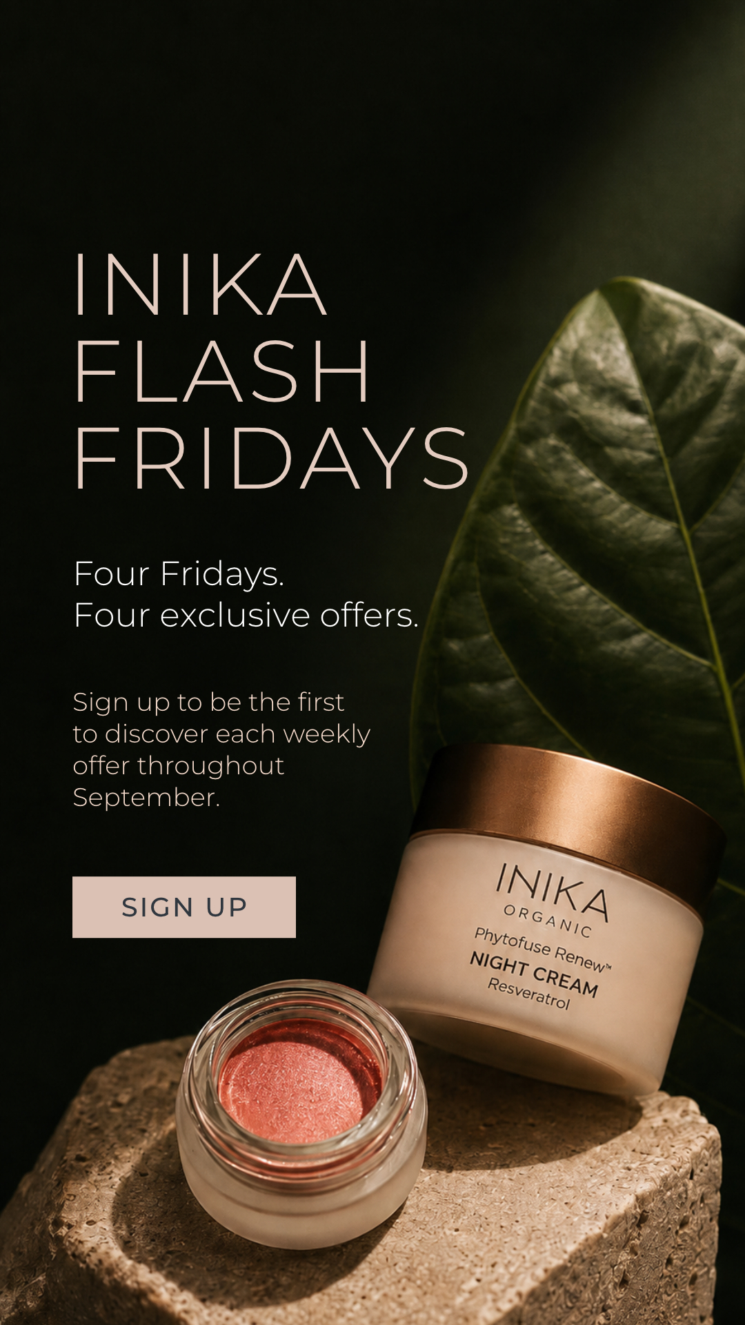 INIKA Organic Facebook ad