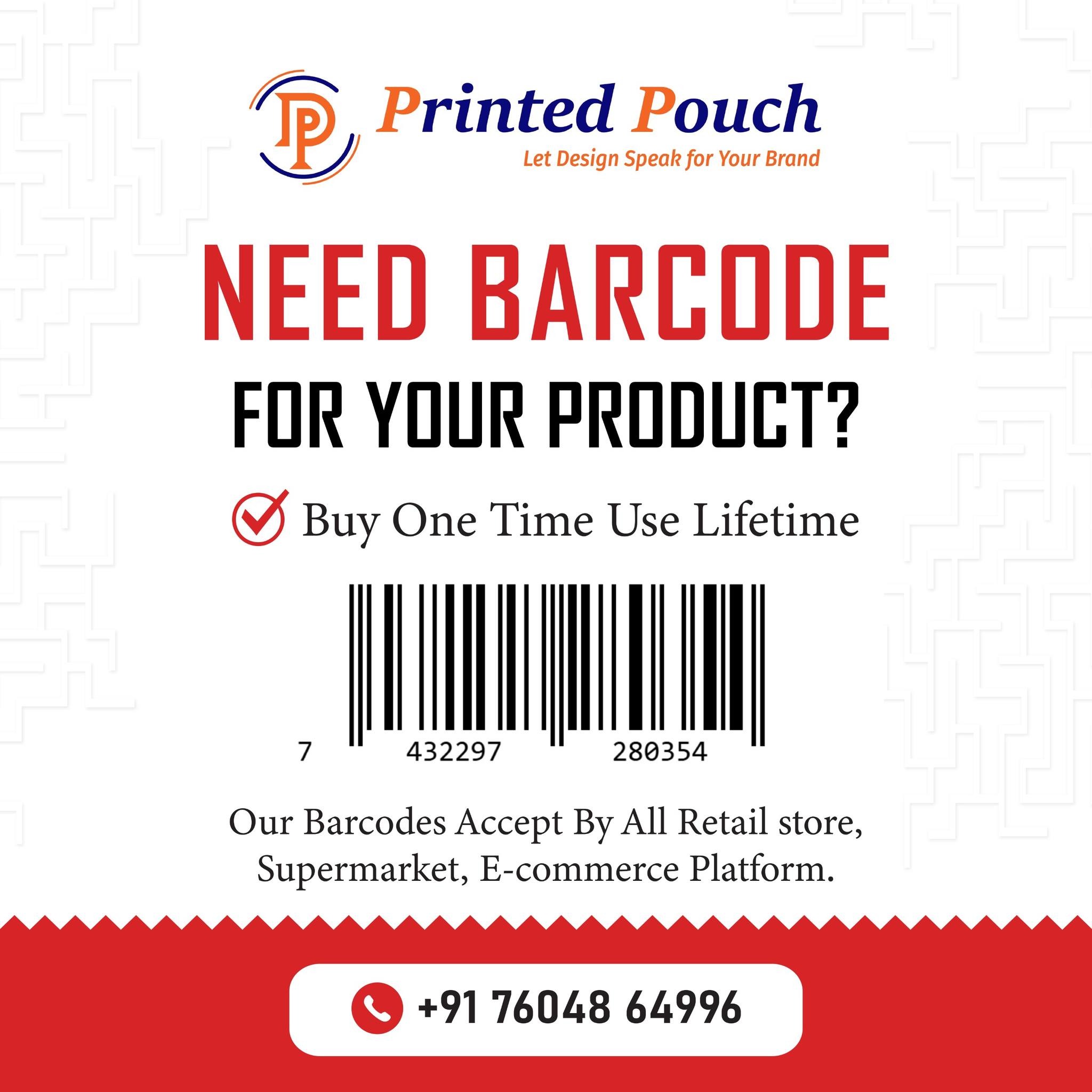 Printedpouch Facebook ad: உங்கள் தயாரிப்புக்கு BARCODE தேவையா?