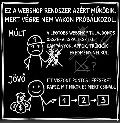 Webshop Navigátor Facebook ad: A webshopod sikere nem a trükkökön, hanem a rendszeren…